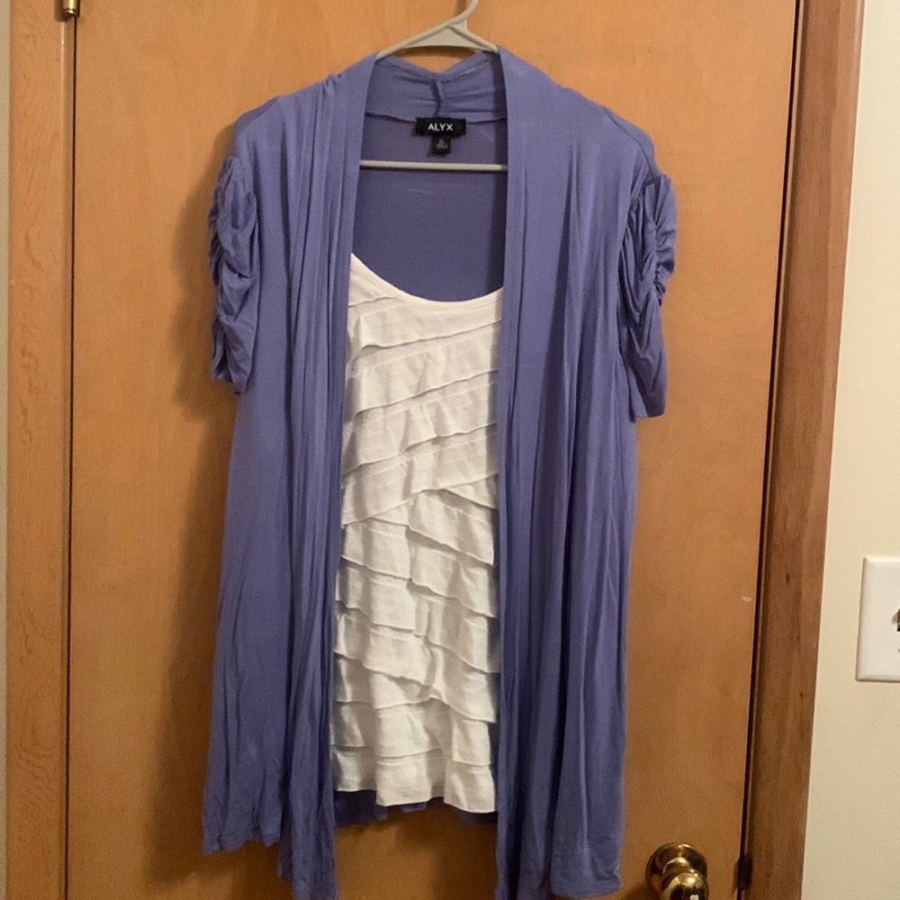Dress shirt with tank top attached size xl